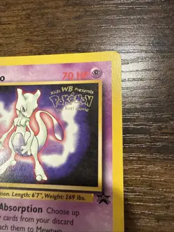 Mewtwo (Movie Promo) 3/53 Promo WoTC Promo Pokemon Card Lp/mp - Image 5