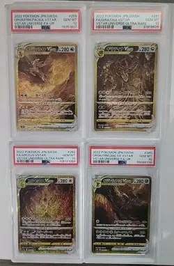 PSA 10 Giratina Arceus Palkia Dialga UR Set VSTAR Universe Pokemon Card Japanese - Image 1