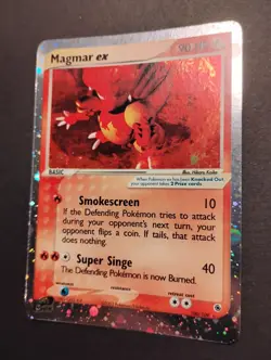 Magmar ex 100/109 Ruby and Sapphire Holo Rare 2003 Vintage Pokemon Card LP - Image 5