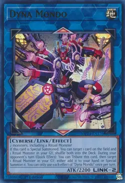 Dyna Mondo - MP24-EN176 - Ultra Rare - 1st Edition Near Mint Yugioh! Card - Image 1