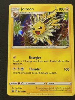 Pokemon SWSH: Sword & Shield Promo Cards SWSH094 Jolteon Holo Cosmos NM - Image 1