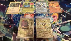 6 Card Lot Of Pokemon Cards Sealed Promos EX Holos Full Arts NM/MINT - Image 1