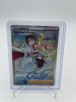 Korrina’s Focus 160/163 Pokemon TCG Card Battle Styles Full Art Trainer - Image 1
