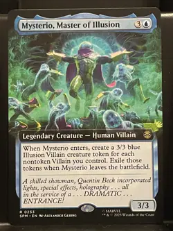 Mysterio, Master of Illusion #253 EXTENDED NM/M MTG Spiderman Magic Card - Image 1