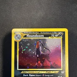 Pokemon TCG Houndoom Neo Revelation Holo Card 8/64 Unlimited Rare NM - Image 3