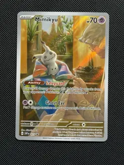 Pokemon Card Mimikyu 075 Sv: Scarlet & Violet Promo Holo Paldean Fates NM MT B - Image 1