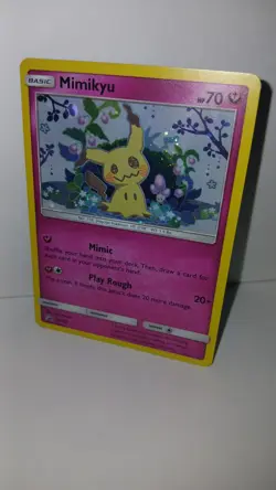 Mimikyu Promo SM163 Team Up Blister Pokemon Card Sun & Moon Holo - Image 1