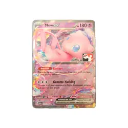 Mew EX Prize Pack 5 Mew 151/165 League Stamped Pokemon Card NM Condition - Image 1