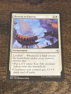 Retreat to Emeria 044/274 Battle for Zendikar MTG Magic The Gathering D9537* - Image 1