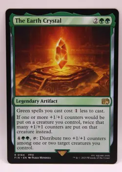 MTG The Earth Crystal Final Fantasy Regular NM Un-Played - Image 1
