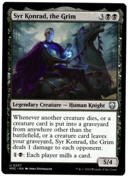 Syr Konrad, the Grim 0207 Non Foil Uncommon Modern Horizons 3 MTG Near Mint - Image 1