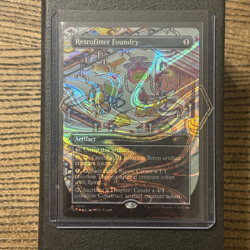 Retrofitter Foundry Halo Foil MTG Secret Lair Encyclopedia of Magic English - Image 1