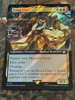 MTG - 1x Jenny Flint - Extended Surge Foil / Doctor Who NM - Image 1