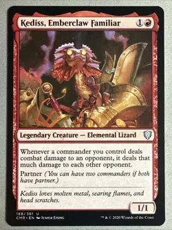 MTG / Kediss, Emberclaw Familiar / CMR / #188 / Regular / Uncommon / NM - Image 1