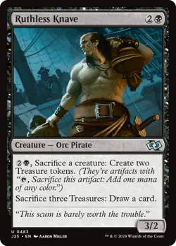 Ruthless Knave [Foundations Jumpstart] Magic MTG - Image 1