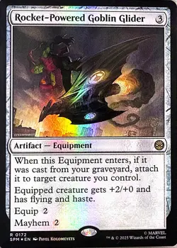 Rocket-Powered Goblin Glider Foil R Marvel's Spider-Man 172 NM - Image 1