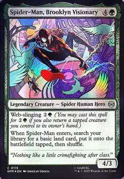 Spider-Man, Brooklyn Visionary Foil C Marvel's Spider-Man 115 NM - Image 1