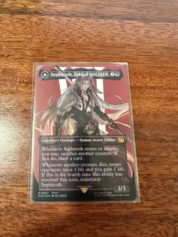 Sephiroth, Fabled SOLDIER (Borderless) (Surge Foil) - FINAL FANTASY (FIN) - Image 1