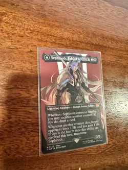 Sephiroth, Fabled SOLDIER (Borderless) (Surge Foil) - FINAL FANTASY (FIN) - Image 2