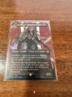 Sephiroth, Fabled SOLDIER (Borderless) (Surge Foil) - FINAL FANTASY (FIN) - Image 4
