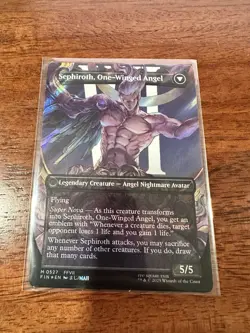 Sephiroth, Fabled SOLDIER (Borderless) (Surge Foil) - FINAL FANTASY (FIN) - Image 5