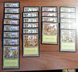 23x Forest Basic Land - LP - Mirage - mtg SPARROW MAGIC - Image 1