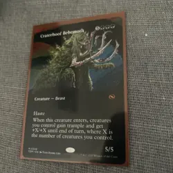 MTG - Tarkir: Dragonstorm - Craterhoof Behemoth Borderless - Mythic 0346 - Image 1