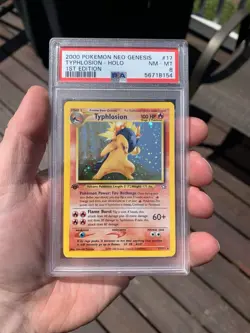 Pokemon Typhlosion 17/111 TCG Neo Genesis 1st Edition Holo PSA 8 ?? - Image 3
