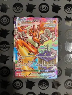 Pokemon TCG Blaziken VMAX Alternate Art Secret 201/198 Chilling Reign NM - Image 1