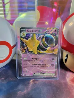 Alakazam Ex 65/165 Pokemon TCG S&V 151 Double Rare Holo NM - Image 1
