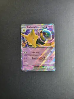 Alakazam Ex 65/165 Pokemon TCG S&V 151 Double Rare Holo NM - Image 2