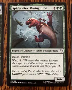 MTG Marvel’s Spider-Man Card Lot - Prowler Rex Venom Scorpion Grendel ++ - Image 3