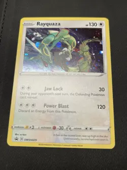 Pokemon Rayquaza SWSH029 Black Star Promos Sword & Shield HD Cosmos Holo Mint - Image 1