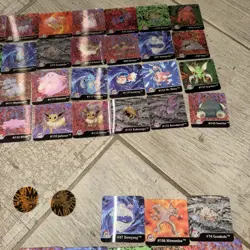 MASSIVE Pokemon Vintage Art Box Lot Of Lenticular Flipz, Stickers 112 Pieces 🔥 - Image 4