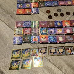 MASSIVE Pokemon Vintage Art Box Lot Of Lenticular Flipz, Stickers 112 Pieces 🔥 - Image 5