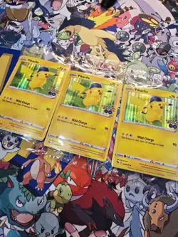 3 x Pokemon Pikachu 28/78 Pokemon Go Promo SEALED - Image 1