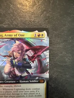 Lightning, Army of One (Extended Art) Final Fantasy Foil - Image 2