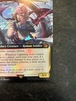 Lightning, Army of One (Extended Art) Final Fantasy Foil - Image 5
