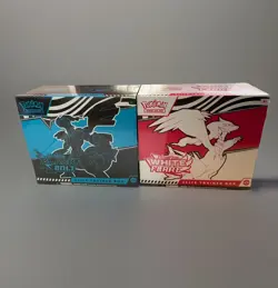 Pokemon Black Bolt and White Flare Elite Trainer Box ETB Lot of 2 SEALED/NEW - Image 1
