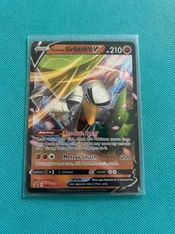 Galarian Sirfetch'd V SWSH043 Sword and Shield Promo - English - Pokemon TCG - Image 1