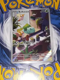 Bulbasaur 143/142 Illustration Rare Stellar Crown Pokemon TCG - Image 1