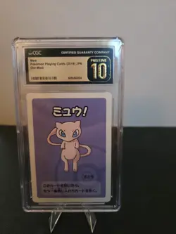 2019 POKEMON OLD MAID MEW CGC 10 PRISTINE - Image 1