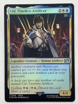 Cid, Timeless Artificer (0418) Final Fantasy Foil - Image 1