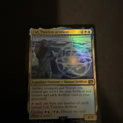 Cid, Timeless Artificer Foil #415 Final Fantasy FIN Magic MTG - Image 1