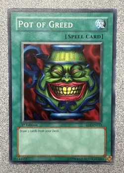 Pot of Greed SD3-EN019 Structure Deck: Blaze of Destruction 1st Edition LP - Image 1