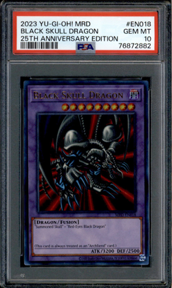 Black Skull Dragon - MRD-EN018 - PSA 10 - Ultra - Metal Raiders - Yu-Gi-Oh - 728 - Image 1