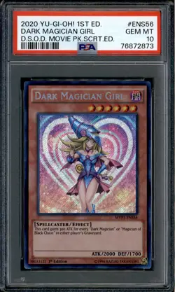 Dark Magician Girl - MVP1-ENS56 - PSA 10 - 1st Promo - Movie Pack - Yu-Gi-Oh - 7 - Image 1