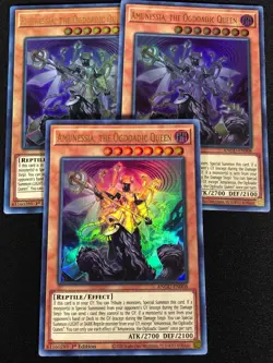 Yugioh Amunessia, The Ogdoadic Queen ANGU-EN008 1st Ultra x3 (NM) - Image 1