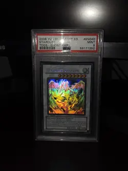 Yu-Gi-Oh! 1st Edition Ghost Rare Stardust Dragon TDGS-EN040 Psa 9 - Image 1