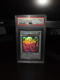 Yu-Gi-Oh! 1st Edition Ghost Rare Stardust Dragon TDGS-EN040 Psa 9 - Image 2